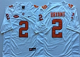 Clemson Tigers 2 Kelly Bryant White College Football Jersey,baseball caps,new era cap wholesale,wholesale hats